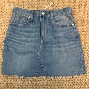 Madewell Denim Mini Skirt